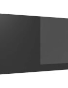 vidaXL Кухненски гръб Тъмен сив 90 x 50 cm закалено стъкло