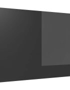 vidaXL Кухненски гръб Тъмен сив 90 x 60 cm закалено стъкло