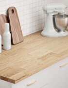 vidaXL Кухненски работен плот 140x635x27 см дъб масив правоъгълна
