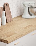 vidaXL Кухненски работен плот 140x635x4 см дъб масив правоъгълна