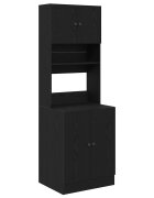 vidaXL Кухненски сървър Черния дъб 60 x 50 x 180 см