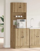 vidaXL Кухненски сървър Дъб 60 x 50 x 180 см