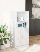 vidaXL Кухненски шкаф бял 57x415x1315 см инженерно дърво