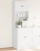 vidaXL Кухненски шкаф бял 60x50x180 см инженерно дърво