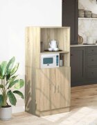 vidaXL Кухненски шкаф дъб сонома 57x415x1315 см инженерно дърво