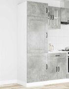 vidaXL Кухненски шкаф Kalmar бетонно сив инженерно дърво
