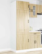 vidaXL Кухненски шкаф Kalmar дъб сонома инженерно дърво