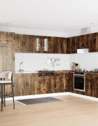 vidaXL Кухненски шкаф Kalmar Димян дъб 80 x 46 x 815 см