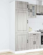 vidaXL Кухненски шкаф Kalmar сив сонома инженерно дърво