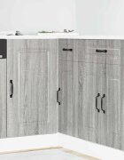 vidaXL Кухненски шкаф "Kalmar" сив сонома инженерно дърво