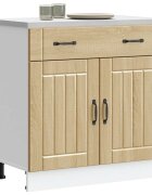 vidaXL Кухненски шкаф Lucca дъб сонома инженерно дърво