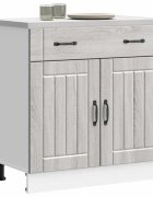 vidaXL Кухненски шкаф Lucca сив сонома инженерна дървесина