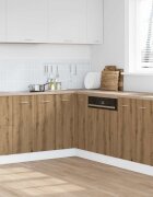 vidaXL Кухненски шкаф "Lyon" дъб Artisan 755x755x815 см инженерно дърво
