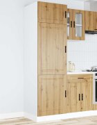 vidaXL Кухненски шкаф Porto дъб артизан инженерно дърво