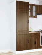 vidaXL Кухненски шкаф Porto кафяв дъб инженерна дървесина