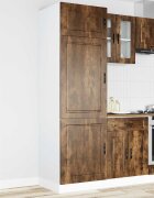 vidaXL Кухненски шкаф Porto опушен дъб инженерно дърво