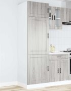 vidaXL Кухненски шкаф Porto сив сонома инженерна дървесина