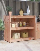 vidaXL Кухненски шкаф с рафт MEPPEL Кафяв дъб 106 x 55 x 92 cm