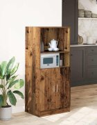 vidaXL Кухненски шкаф старо дърво 57x415x1315 см инженерно дърво