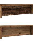 vidaXL Кухненски стелажи подреждащи се 2 бр. старо дърво 50x15x16 см
