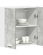 vidaXL Кухненски стенен шкаф Бетон сив 60x31x60 cm Инженерна дървесина