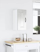 vidaXL Кухненски стенен шкаф Kalmar бетонно сив инженерно дърво