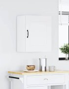 vidaXL Кухненски стенен шкаф Kalmar бял инженерно дърво