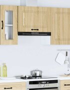 vidaXL Кухненски стенен шкаф Kalmar дъб сонома инженерно дърво