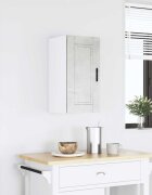 vidaXL Кухненски стенен шкаф Porto бетонно сив инженерно дърво