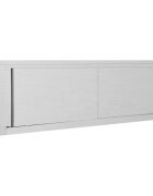 vidaXL Кухненски стенен шкаф с плъзгащи врати 150x40x50 см стомана