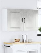 vidaXL Кухненски стенни шкафове 2 бр. Kalmar бетонно сиви инженерно дърво