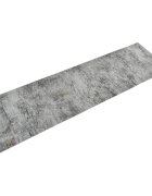 vidaXL Кухненско килимче миещо бетон 45x150 см кадифе