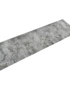 vidaXL Кухненско килимче миещо бетон 60x180 см кадифе