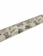 vidaXL Кухненско килимче миещо Coffee сиво 60x300 см кадифе