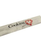 vidaXL Кухненско килимче миещо Cooking пипер 60x300 см кадифе