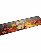 vidaXL Кухненско килимче миещо есен 60x300 см кадифе