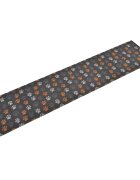 vidaXL Кухненско килимче миещо лапички 60x300 см кадифе