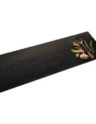 vidaXL Кухненско килимче миещо подправки 60x180 см кадифе