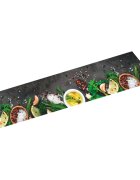 vidaXL Кухненско килимче миещо подправки 60x300 см кадифе