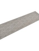 vidaXL Кухненско килимче миещо ромбове 45x150 см кадифе
