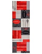vidaXL Кухненско килимче перимо надпис Cuisine 45x150 см