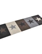 vidaXL Кухненско килимче перимо звезди 45x150 см