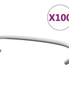 vidaXL Куки за габиони 100 бр поцинкована стомана 10 см