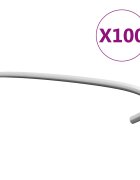 vidaXL Куки за габиони 100 бр поцинкована стомана 15 см