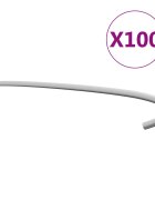 vidaXL Куки за габиони 100 бр поцинкована стомана 30 см