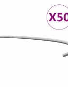 vidaXL Куки за габиони 50 бр поцинкована стомана 40 см