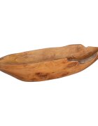 vidaXL Купа за плодове JEPARA Тикова кафява 61 x 21 x 11 см