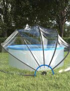 vidaXL Купол за басейн 500x250 см