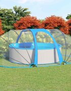 vidaXL Купол за басейн овален 530x410x210 см