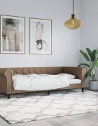 vidaXL Кушетка капучино 80x200 см изкуствена кожа